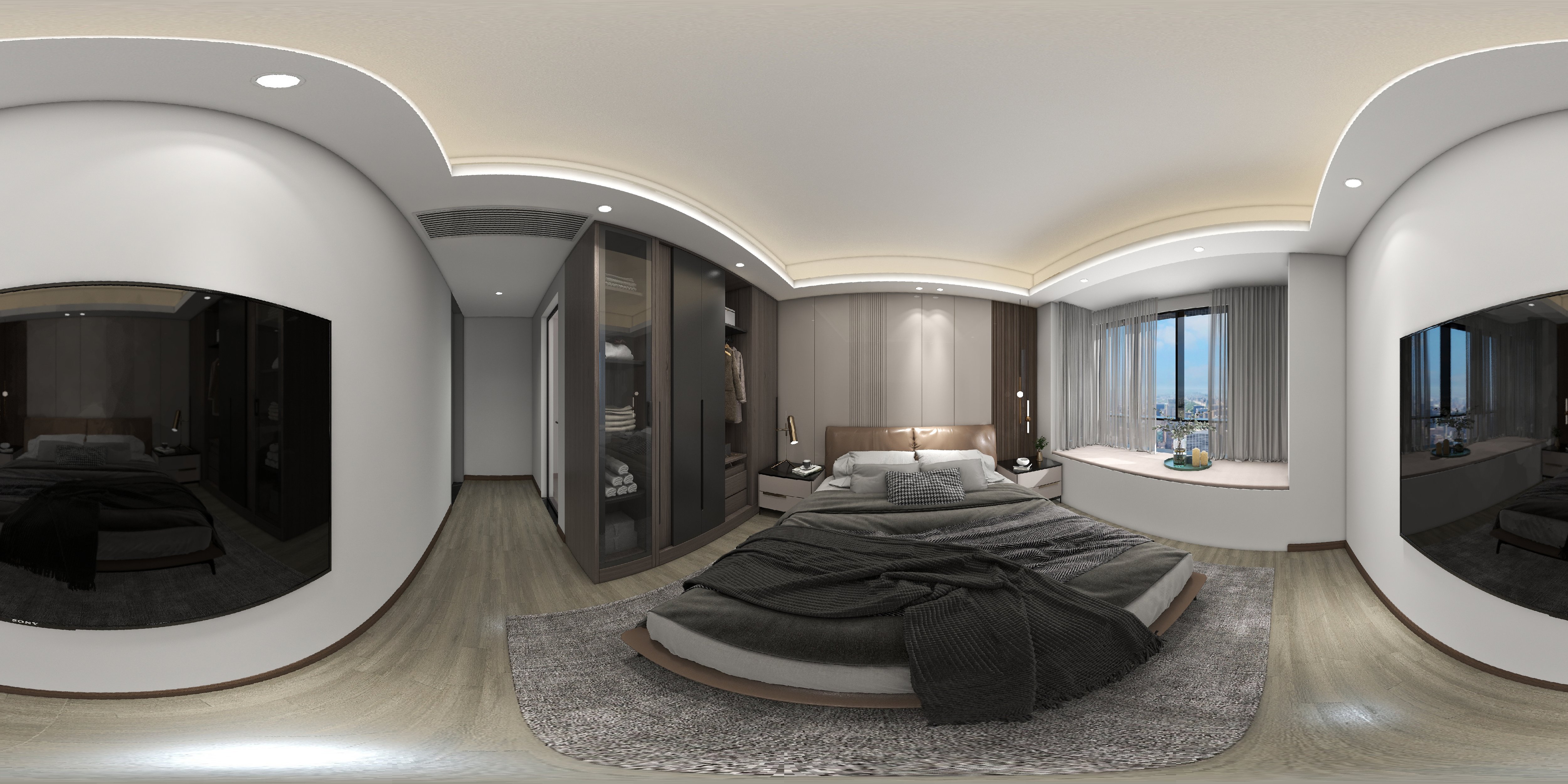 高級(jí)大理石紋理，勾勒黑白灰大宅風(fēng)范