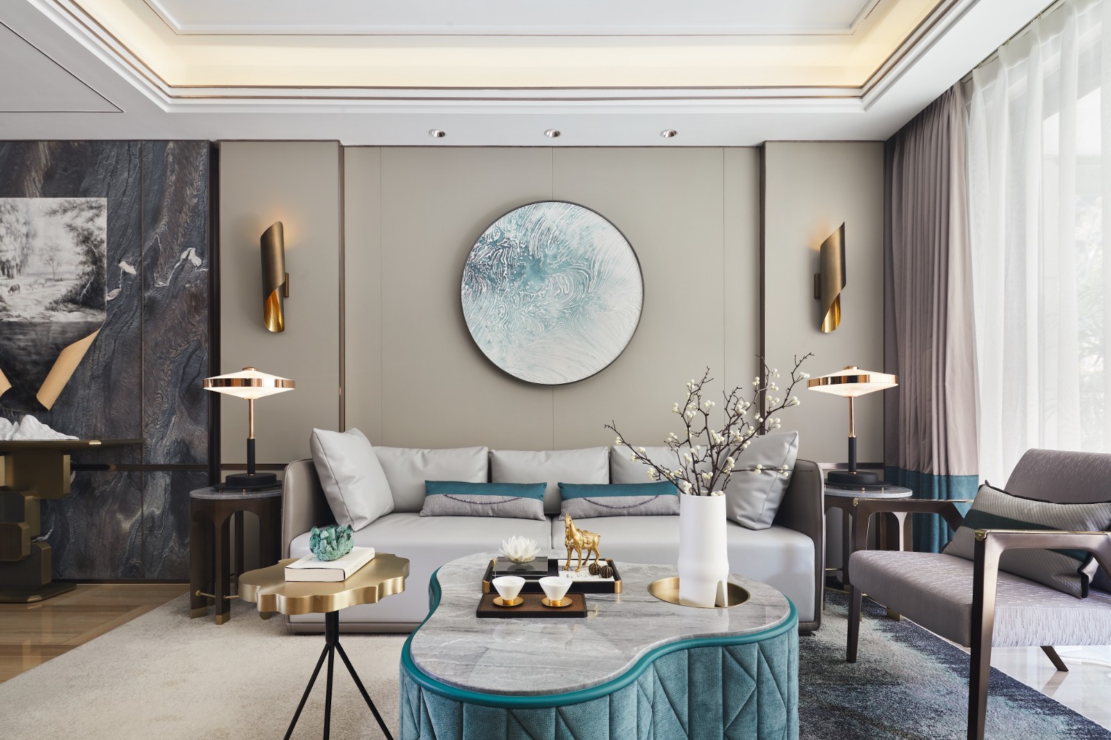 抄作業！130㎡夢幻輕奢宅美不勝收，你想要的全在她家！