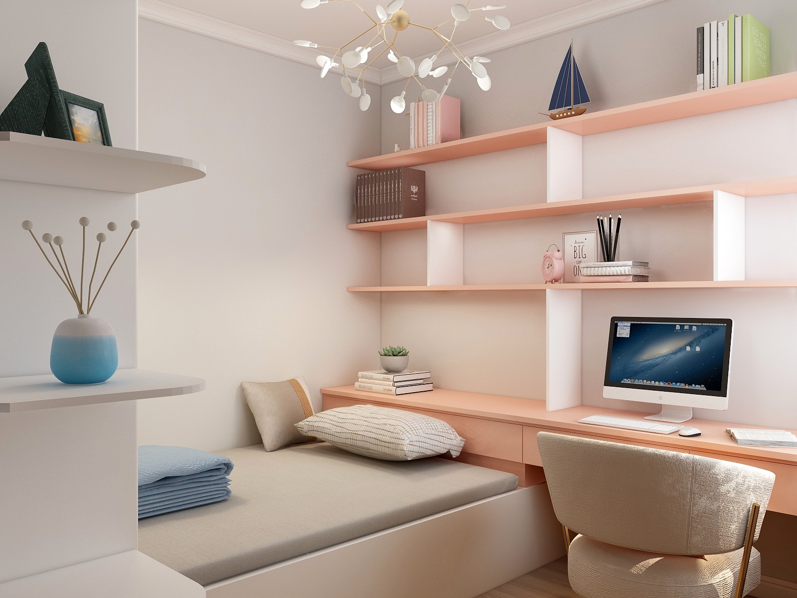 76㎡現代輕奢宅，點綴愛馬仕橙，摩登與奢華的高調亮相！