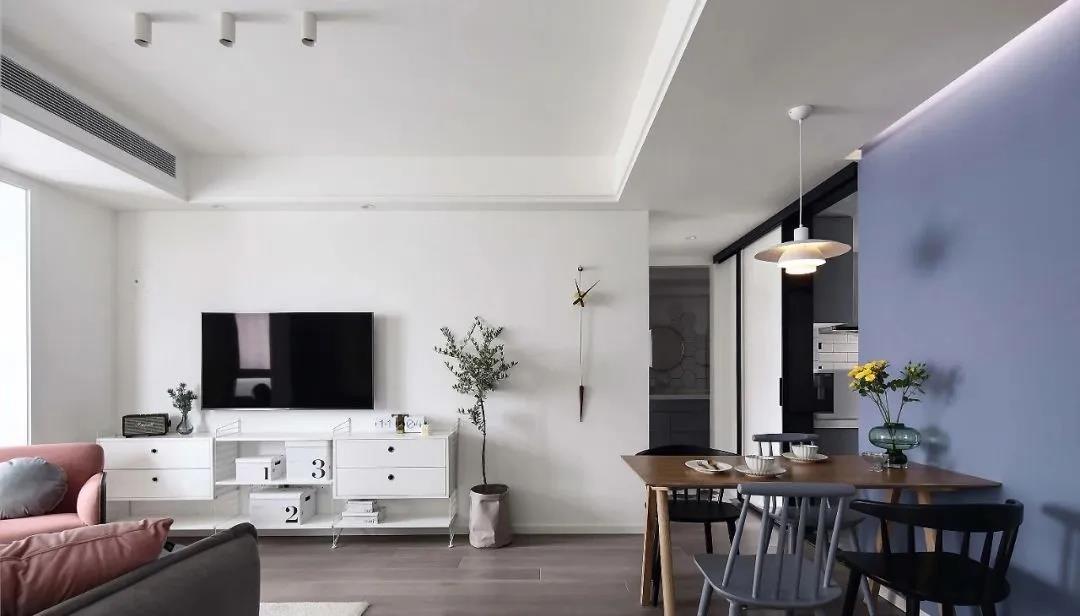 93㎡北歐婚房玄關(guān)巧收納，次臥改書房榻榻米，超實(shí)用！