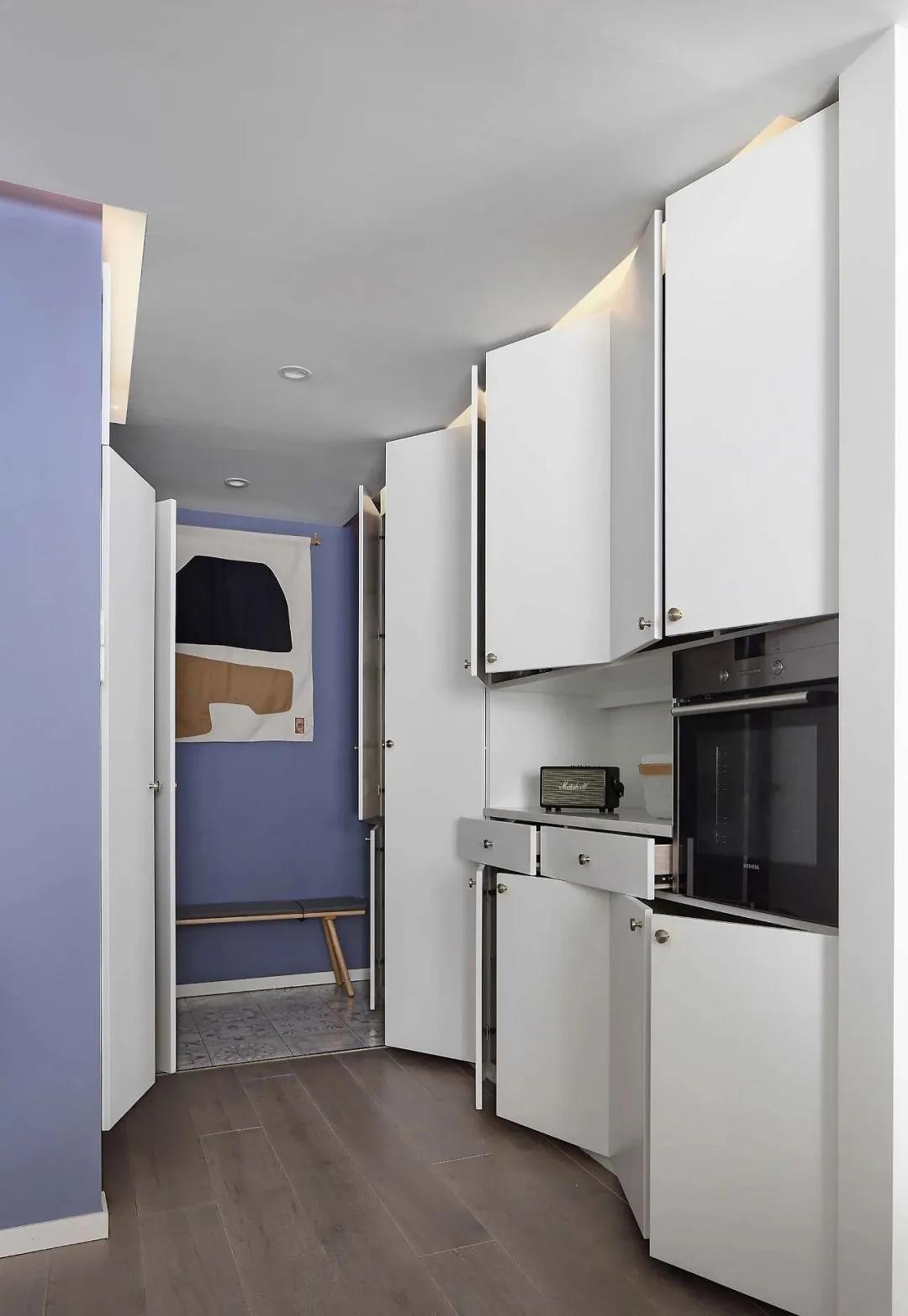 93㎡北歐婚房玄關(guān)巧收納，次臥改書房榻榻米，超實(shí)用！