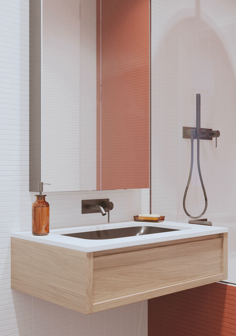 65㎡一室一廳，轉角客廳和廚房簡直美哭我！