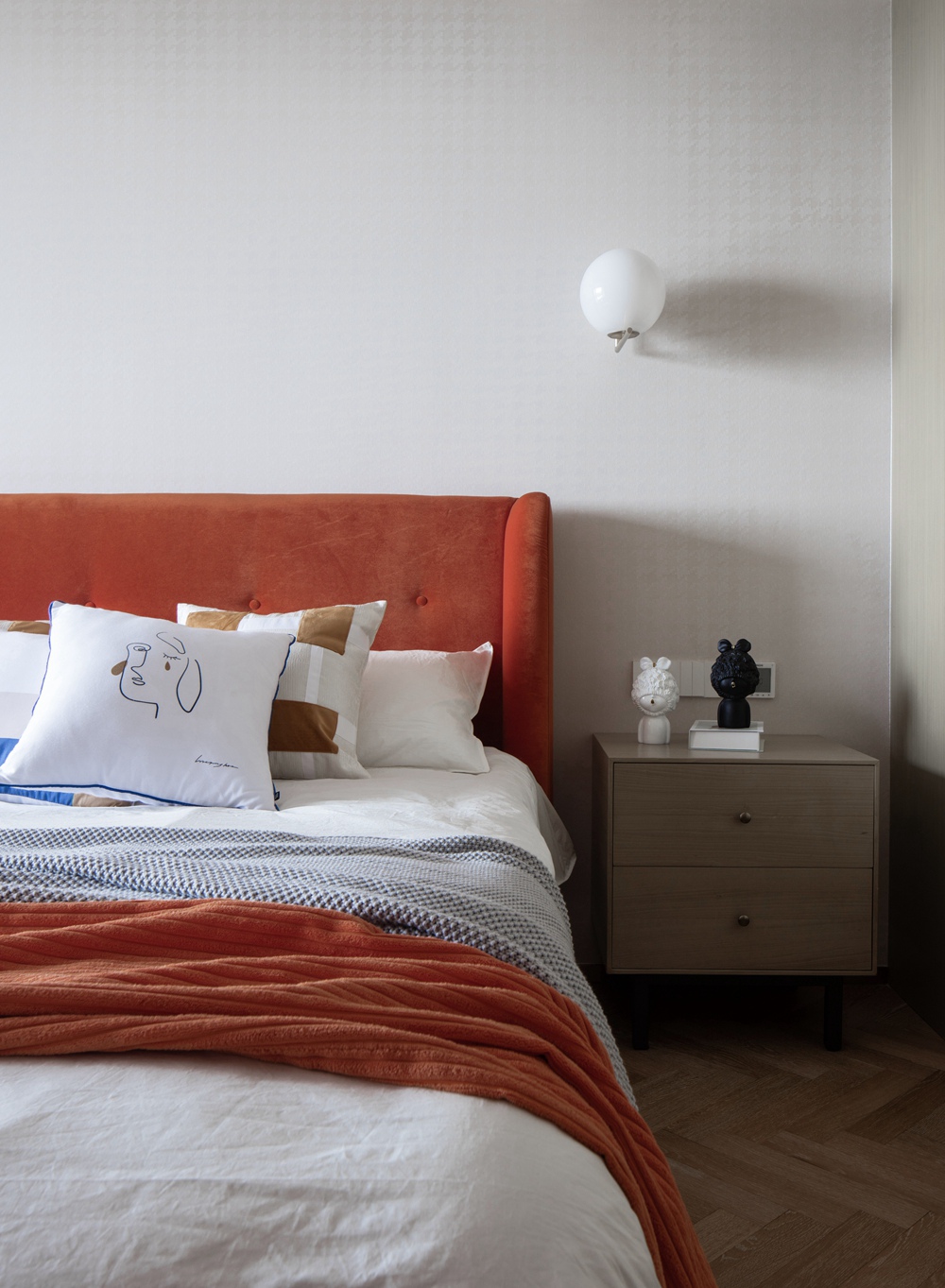 橘貓&人字拼，這套115㎡美式復古，想要和你談戀愛！