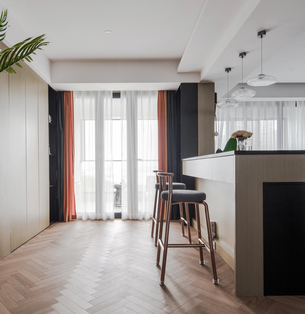 橘貓&人字拼，這套115㎡美式復古，想要和你談戀愛！