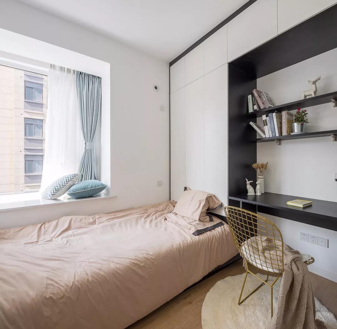 吧臺卡座＋原木氧氣風，這套106㎡北歐三居巨好看！