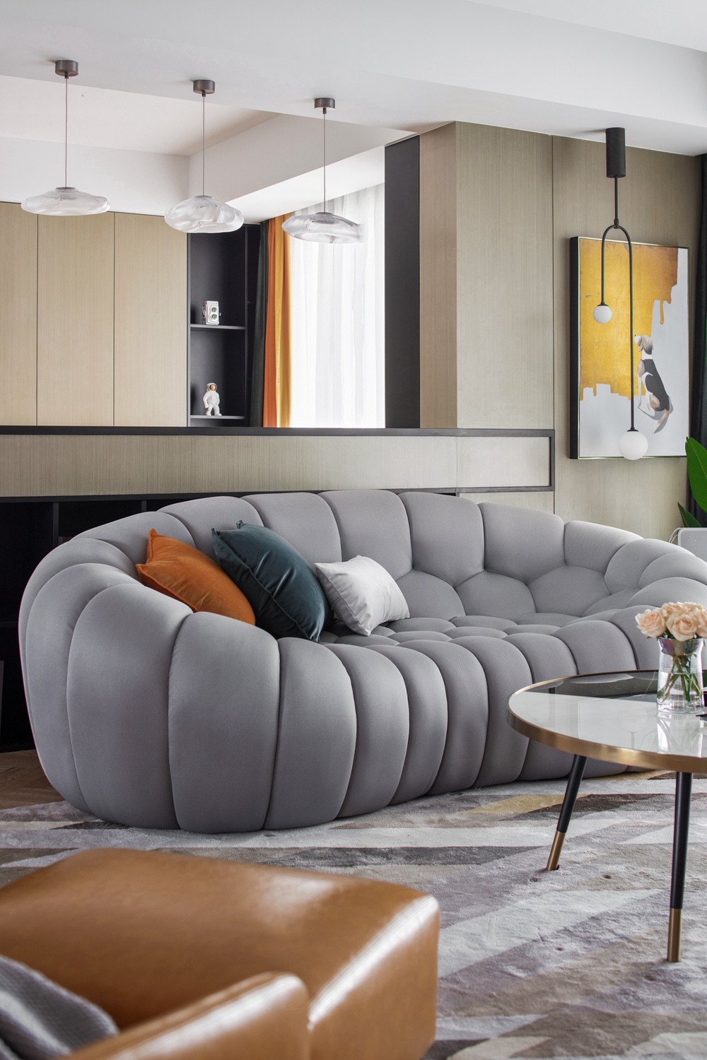 橘貓&人字拼，這套115㎡美式復古，想要和你談戀愛！