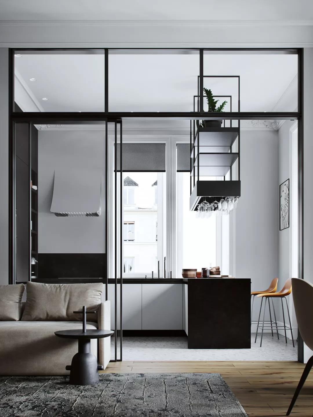 濟南夫妻巧用130㎡摳出書房+衣帽間+酒吧，太會玩了！