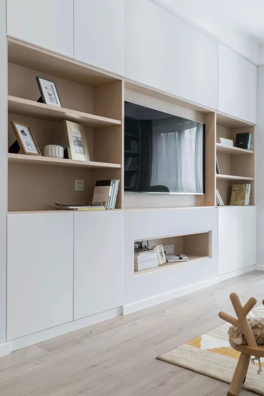 半展示半收納，她家89㎡實(shí)用耐看小兩居美得不像話