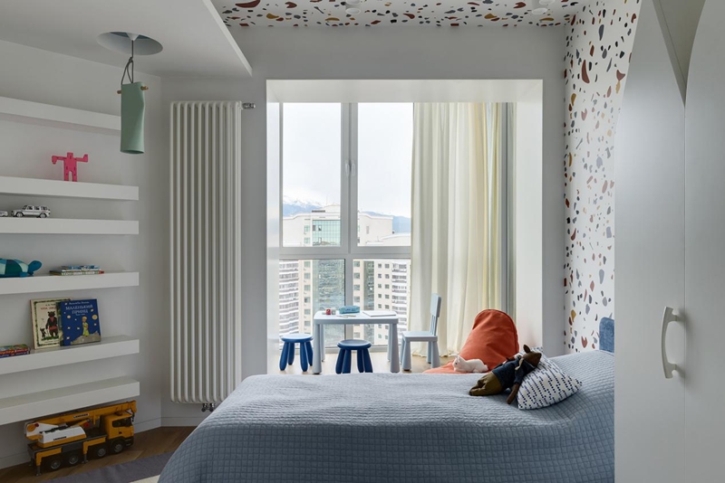 天空藍(lán)+牛奶白，絕美北歐風(fēng)打造85㎡超高性價(jià)比三居室，挑動你的視覺神經(jīng)