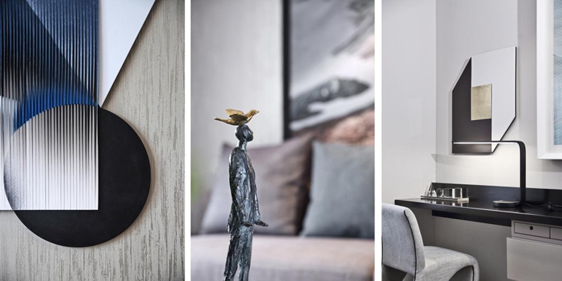 灰色調譜寫優雅風情，精致擺件演繹輕奢時尚，這樣的輕奢風讓人移不開眼～