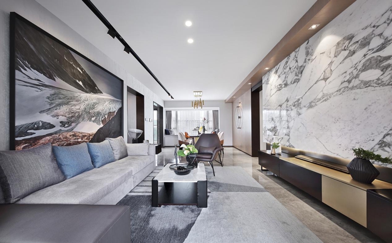 灰色調譜寫優雅風情，精致擺件演繹輕奢時尚，這樣的輕奢風讓人移不開眼～