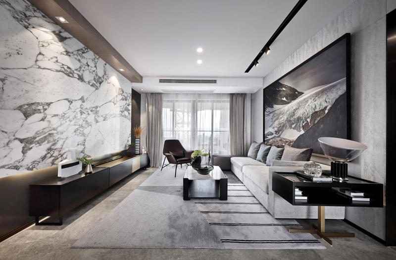 灰色調譜寫優雅風情，精致擺件演繹輕奢時尚，這樣的輕奢風讓人移不開眼～