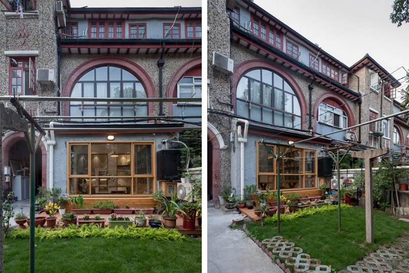 上海里弄45㎡老房改造設(shè)計(jì)，1.5倍面積擴(kuò)充，清新小資親子宅！