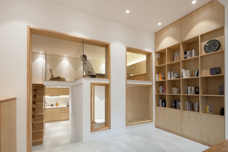 上海里弄45㎡老房改造設(shè)計(jì)，1.5倍面積擴(kuò)充，清新小資親子宅！