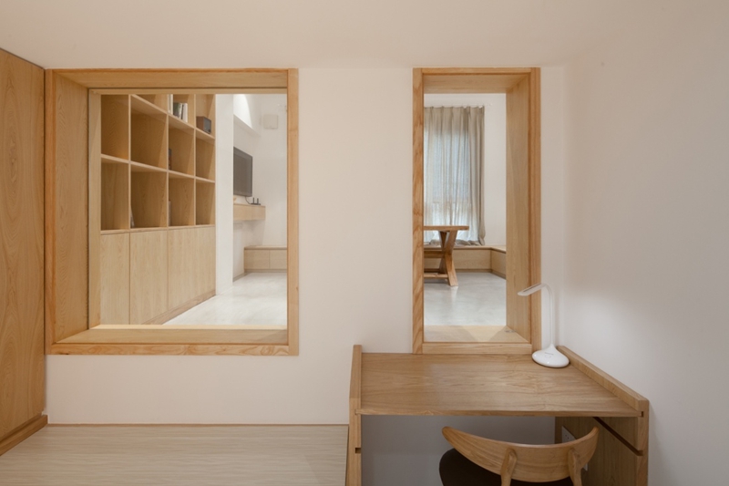 上海里弄45㎡老房改造設(shè)計(jì)，1.5倍面積擴(kuò)充，清新小資親子宅！