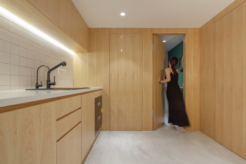 上海里弄45㎡老房改造設(shè)計(jì)，1.5倍面積擴(kuò)充，清新小資親子宅！