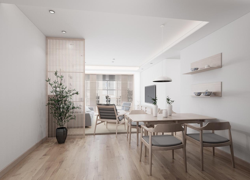 “大隱隱于市”：隱居在80㎡新中式的詩情畫意