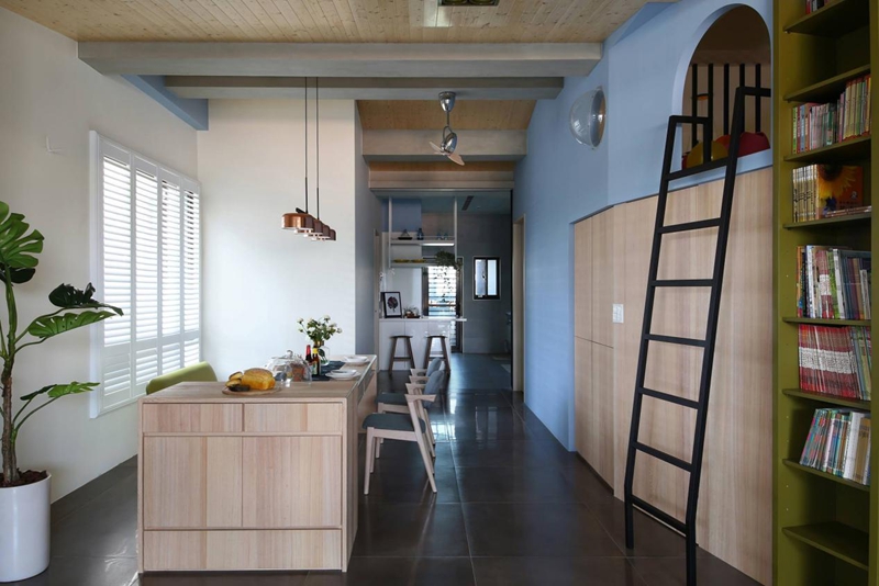 現代簡約搭配童趣的三口之家：100㎡進來學就對了！