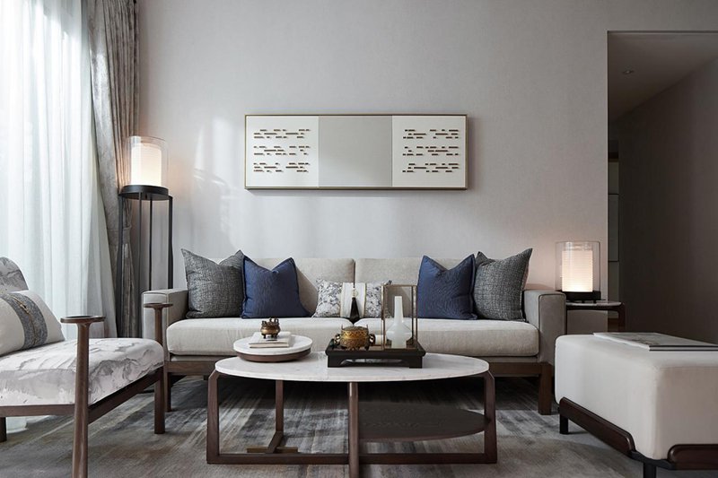 140㎡高級灰遇上新中式，帶你領略心中的寧靜致遠