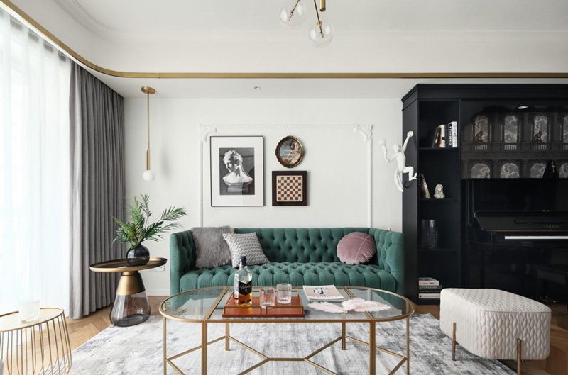 140㎡超柔美的輕奢三居室，優雅溫馨太醉人！