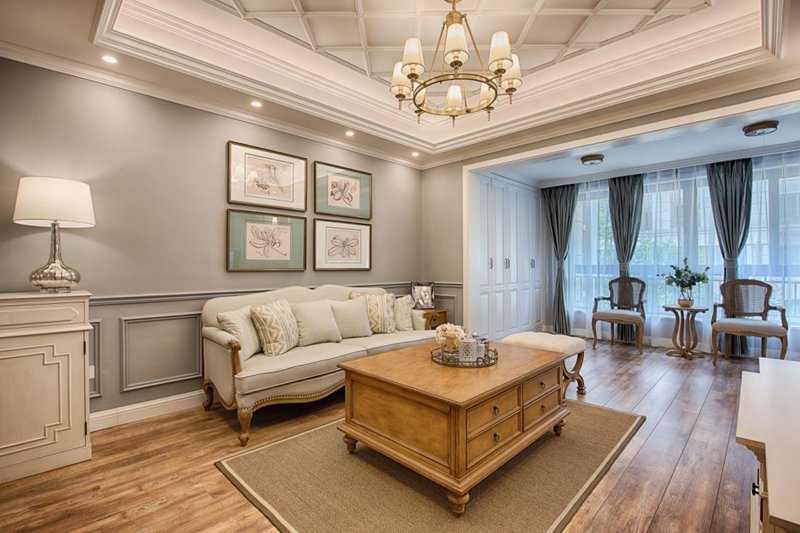 三代同堂的別墅設(shè)計，室內(nèi)優(yōu)雅沉穩(wěn)，打造閑適的美式天倫空間！