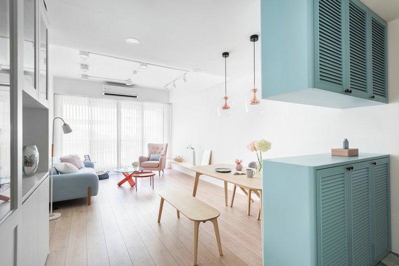 75㎡清新北歐風，進門就感受到滿滿の自然氣息，太撩人~