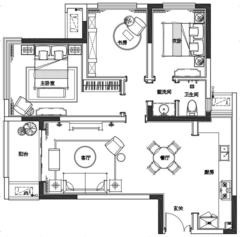如此輕奢的美式，處處透露著高級(jí)感！確認(rèn)過(guò)眼神，是我想要的家！